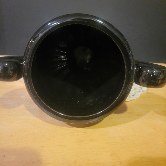 Glossy Black Trophy Style 7" Vase - Picture 3 of 7